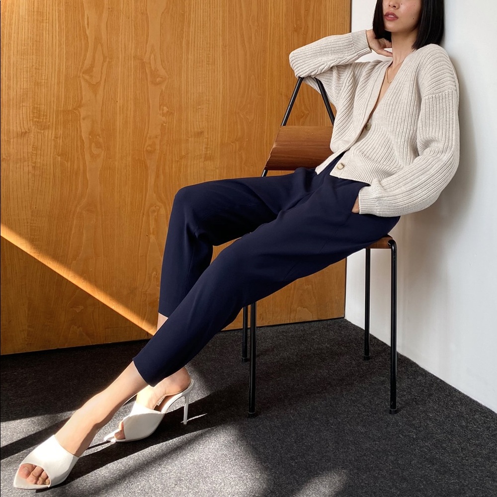 Aritzia Babaton Dexter Pant Navy sz XS